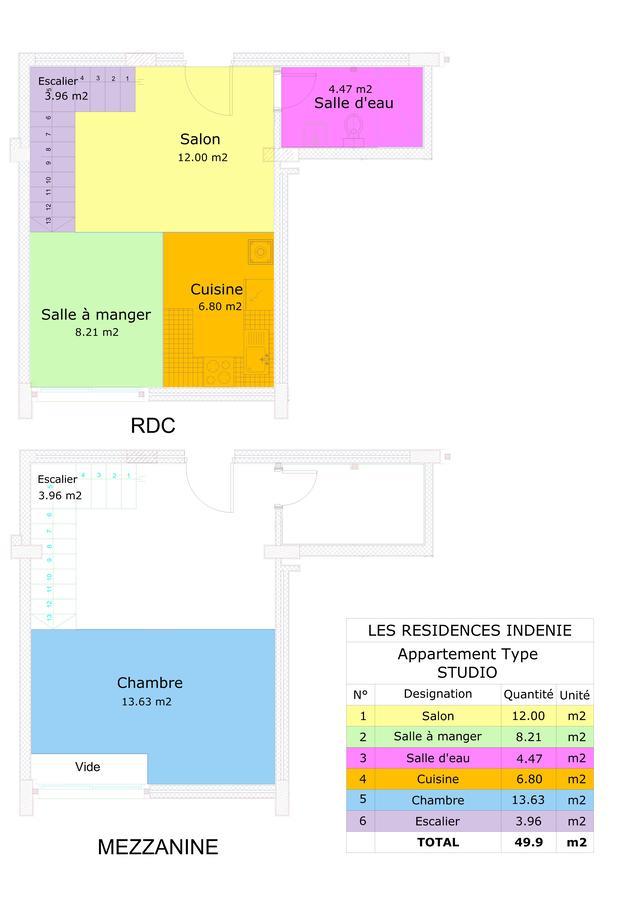 אבידג'אן Residences Indenie מראה חיצוני תמונה
